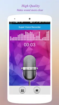 Super Voice Recorder android App screenshot 7